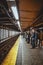 Train Passengers waiting at the new york subway