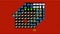 Train puzzle, retro style low resolution pixelated game graphics animation