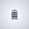 Train, railway, vector best flat icon