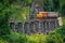 Train rides on Burma railway in Kanchanaburi province, Thailand