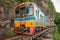 Train rides on Burma railway in Kanchanaburi province, Thailand