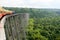 Train rolling over the Gokteik viaduct in Burma (Myanmar)