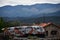 Train at Santa Fe Railyard in Santa Fe, New Mexico