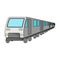 Train, single icon in cartoon style.Train, vector symbol stock illustration web.