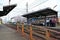 Train station in the Arashiyama,Kyoto,Japan