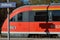 Train station in Dieburg, Hesse, Germany