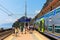 Train station in Manarola, Cinqueterre, Italy