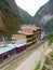 Train station in the mountains
