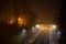 Train station at night Guildford Surrey England