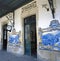 Train station at Pinhao,azulejos depicting the grape harvest