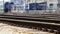 Train time lapse on main station Ceske Budejovice