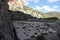 Train track at Caminito del Rey in Andalusia, Spain