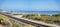 Train track near the beach of San Clemente, California