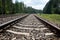 Train track/ railroad - perspective
