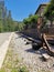 Train track of the Utrillas mining museum