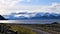 Train tracks adjacent to the Cook Inlet Alaska