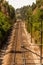 Train tracks, railway