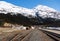 Train tracks at a remote destination in alaska