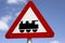 Train traffic sign