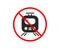 Train transport icon. Public transportation sign. Vector