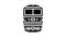 train transport vehicle glyph icon animation