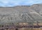 Train traveling in Yakima River valley