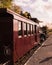 Train wagon in the Brecon Mountain Railway, Wales