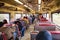 Train wagon interior,  Grand canyon railawy, Arizona US