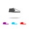 trainers shoes icon. Elements of clothes in multi colored icons for mobile concept and web apps. Icons for website design and deve