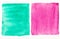 Training drawing of pair of colored squares