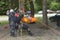 Training rescue people buried in the rubble of buildings