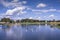 Training rowing on the lake Jarun