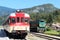 Trains Bohinjska Bistrica railway station Slovenia