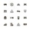 Trains - Flat Vector Icons