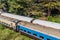 Trains near Yangon Central Railway Station, Myanm