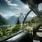 Trainscapes: A Series of Panoramic Views Showcasing Varied Scenic Rail Routes