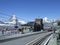 Trainstation Gornergrat and Matterhorn
