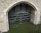 Traitor`s Gate at the Tower of London in England