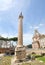 Trajan Column Roman ruin Rome Italy