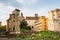 Trajan forum ruins and capitoline hill