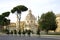 Trajan\'s column the Church of St. Mary the forum of Trajan