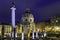 Trajan\'s Column Near Basilica Ulpia Structure