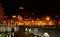 Trajan\'s Forum by night