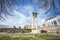 Trajan Temple columns in ancient city of Pergamon, Turkey