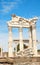 Trajan temple in Pergamon Turkey