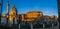 Trajans Column and Basilica Ulpia in Rome, Italy