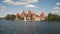 Trakai Castle: Medieval Gothic Island Castle, Located in Galve Lake.