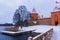 Trakai Castle in winter - Island castle
