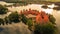 Trakai, Lithuania: Island Castle in the sunset