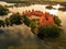 Trakai, Lithuania: Island Castle in the sunset